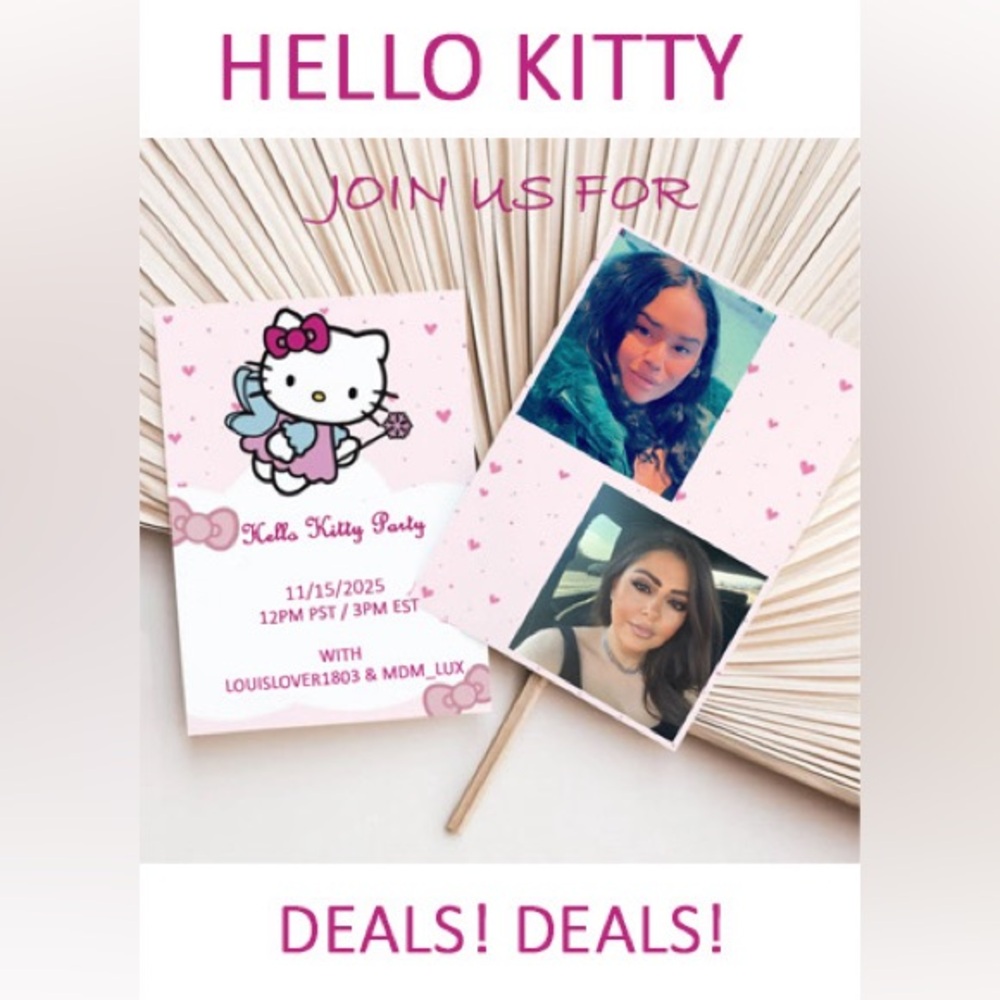 Hello Kitty Party LIVE FLYER